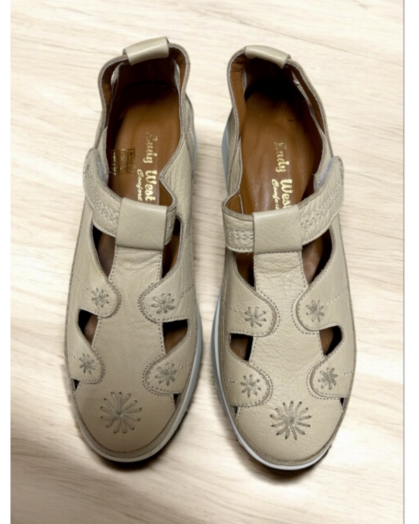 Pantofi Casual Chickie Beige