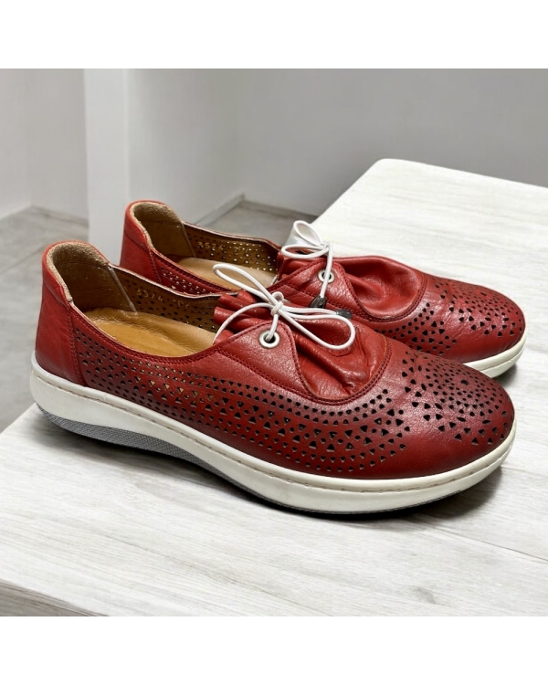 Pantofi Casual Dama Valarie Rosii